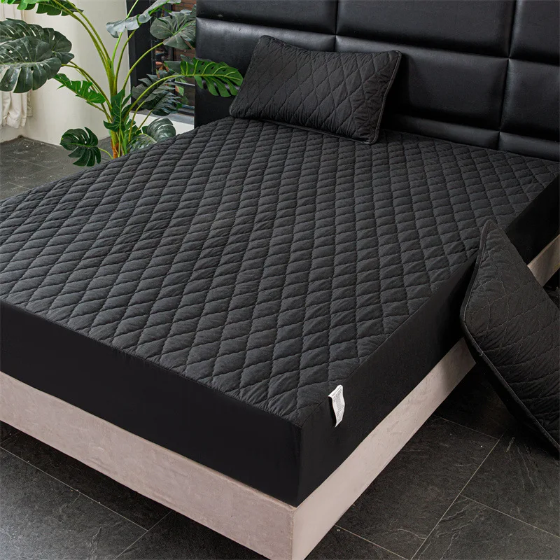 Cotton Clip Waterproof Three-Piece Bed Cover Set Nantong Home Woven Sheet and Mattress Protector for Hospital Use