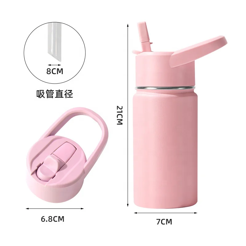 BPA FREE Kids frozen Wholesales Insulated Stainless Thermal Vacuum Cups kids Children Water Bottle With Straw And Handle