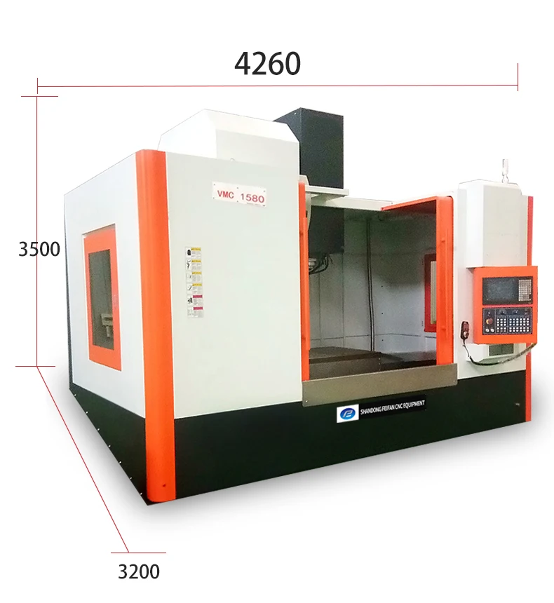 VMC1580 CNC 3 Axis 5 Axis Metal Vertical Milling Machine Center