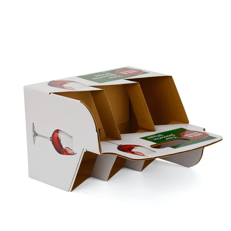 China Wholesale Price Custom Wine Box 6 Pack Wine Beer Champagne Bottle Paper Gift Packaging Cardboard Boxes Big
