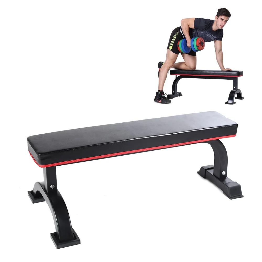 Оборудование для занятий фитнесом сидеть скамья для тяжелой атлетики тренировки плоская скамейка для садятся тренажерный зал тренажер для жима от груди