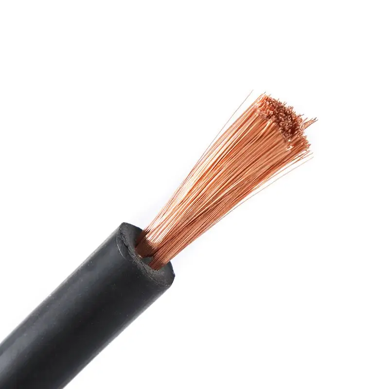 Professional 2/0 25mm 35mm 50mm 70mm 95mm copper welding cable with low price