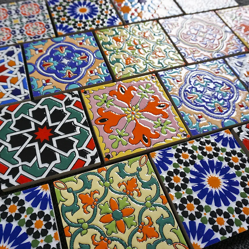 Longstar 2024 Hotselling Wholesale 3D Decorative Ceramic Tile Moroccan/Mediterranean & Rustic Style