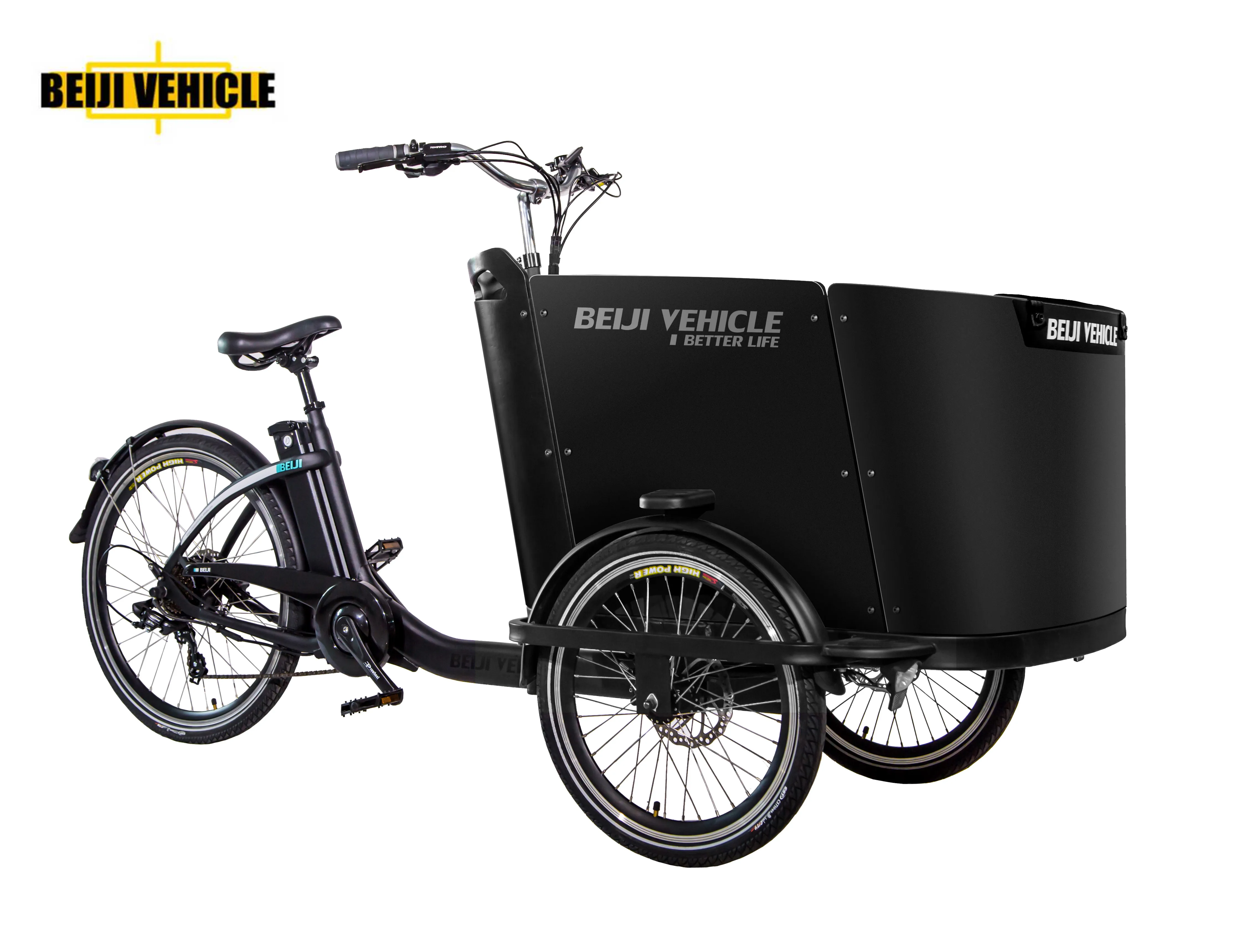 Free Tariff Heavy Duty Front Cabin Electric Cargo Tricycle Price Carry Kids Family Cargo Bike