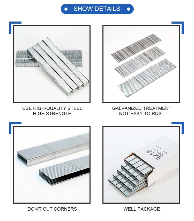 New design wholesale high carbon steel 6 mm staples office supplies set desk accessory kit with staple