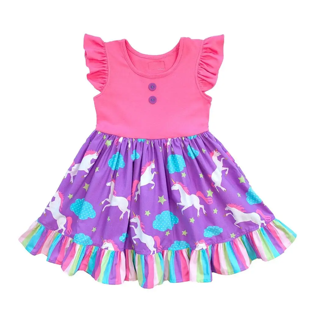 new arrival koya factory made elegant girl spring dress overseas children clothing wholesale boutique baby clothes