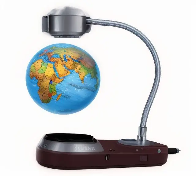 Eco-friendly exquisite solar and light powered mova rotating earth globe
