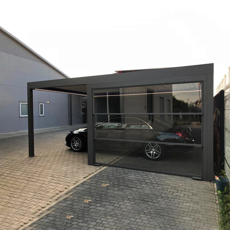 Pavilion Customized Motorized Pergola Louver Roof System Pergola