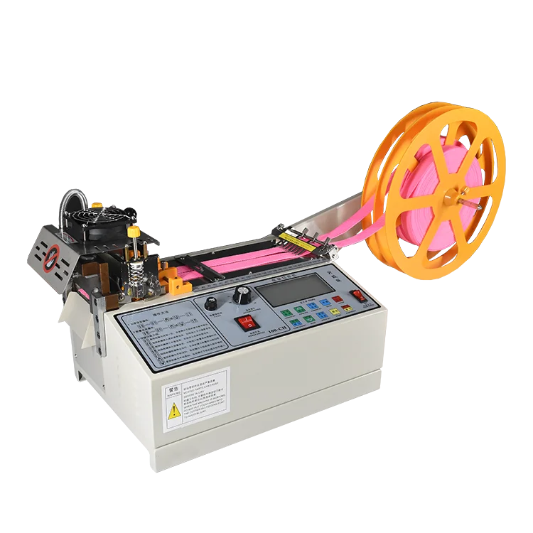 
Factory direct sales cut zipper webbing elastic belt tape arbitrarily automatic computer cold and hot cutting machine 
