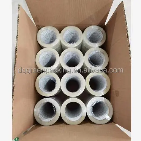 High quality single sided OPP packing tape hand roll for carton sealing and shipping