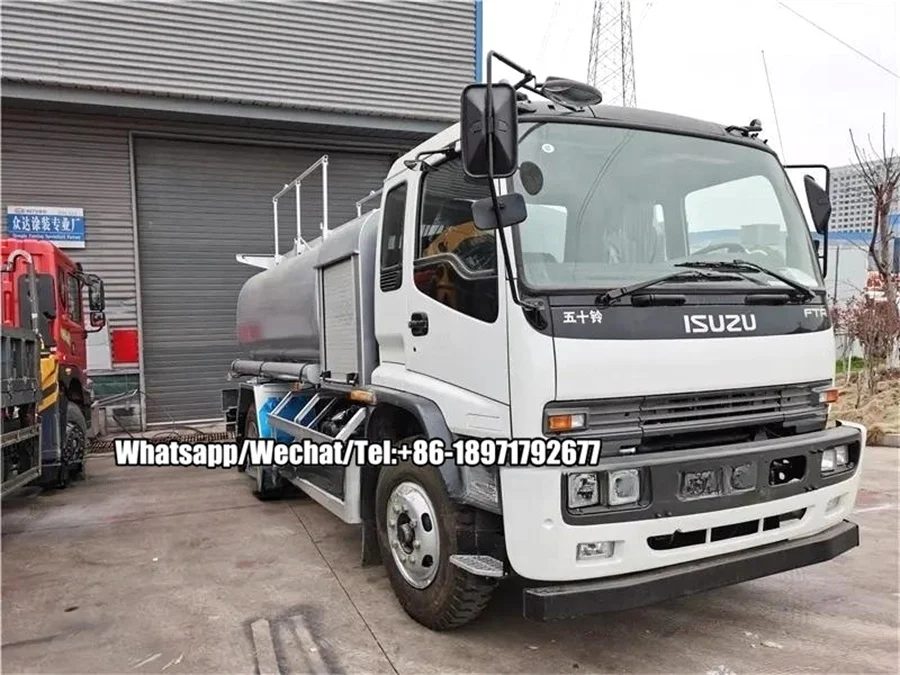Isuzu Fvr 12000liter Isuzu 12m3 mini Oil Fuel  Tanker 4x2 12000 Liter Fuel Tank Truck