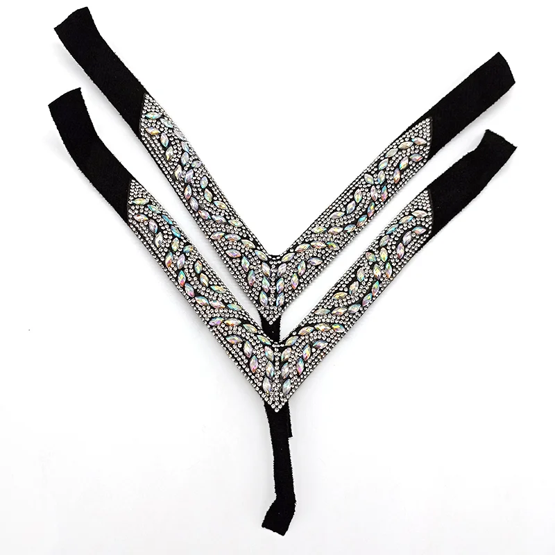 Most popular Shoe Uppers For Slipper Rhinestone footwear Accessories