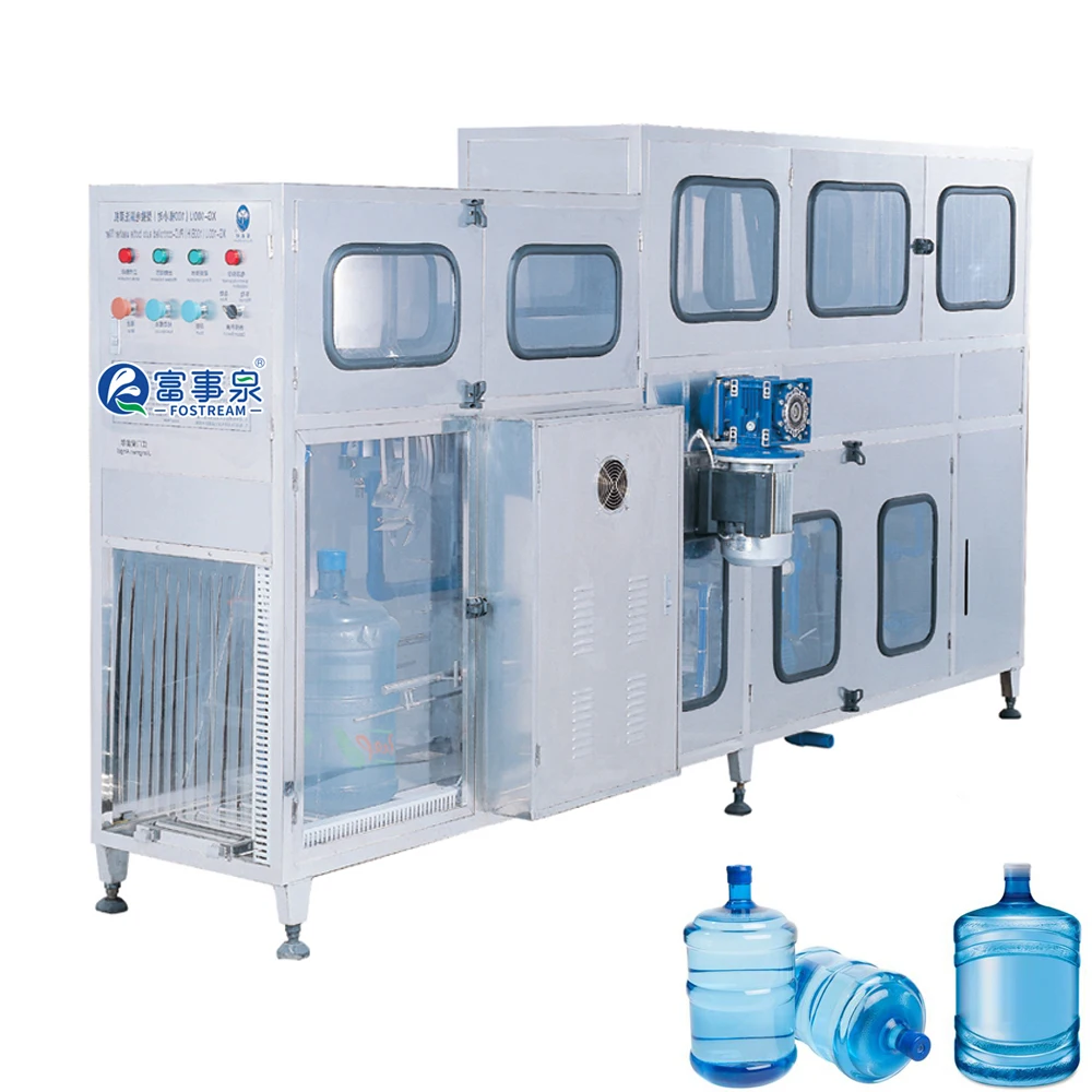 New Design Automatic 19l 20l 20 Liter 5 Gallon Plastic Bottle Spring Water Treatment And Bottling Plants