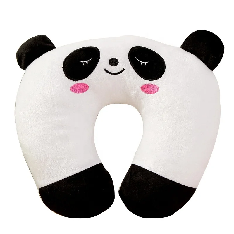 Cartoon Plush U Shaped Neck Support Pillows Multiple Leisure Travel High Speed Rail Aircraft High Speed Rail Pillows PP Cotton