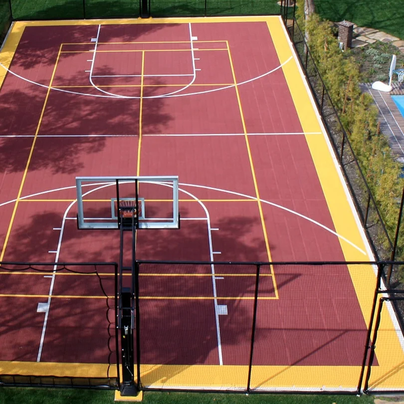 roller skating rink floor cheap price Interlocking plastic sport floor