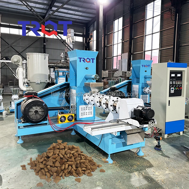 Aquatic Crab tortoise animal snack feed pellet machine floating fish feed extruder cat food feed extruder puffing machine