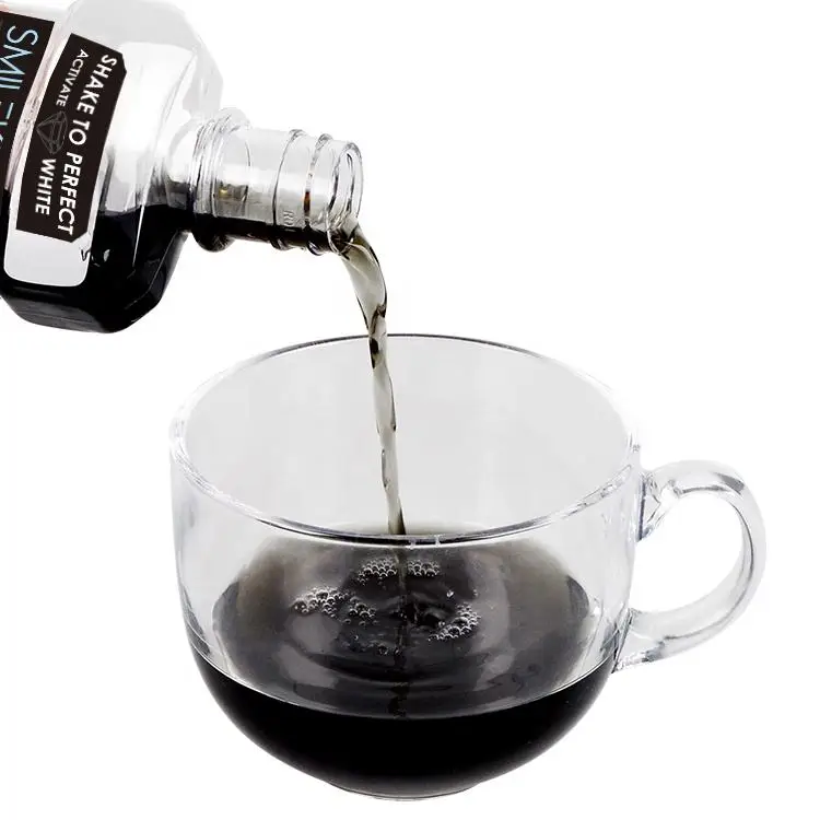Antiseptic healthy mouth Rinse gargle mouth teeth whitening charcoal mint mouthwash