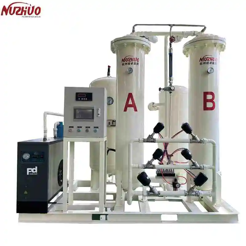 NUZHUO Container Oxygen Generator With Oxygen Making Equipment For Medical And Home Care