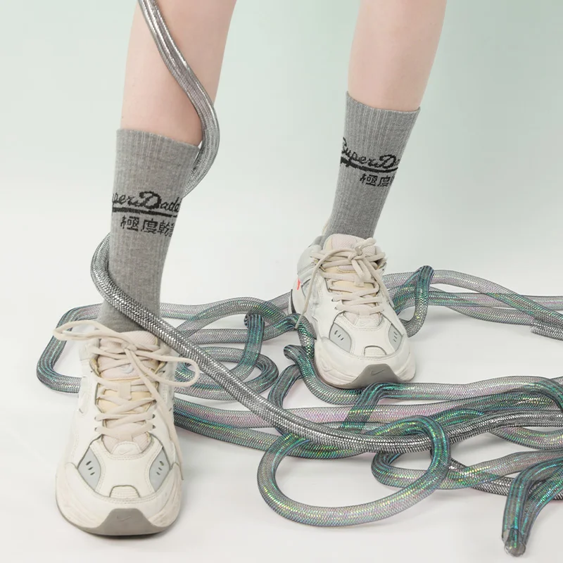 Китайский поставщик MS D0134, Дышащие Трикотажные Нескользящие однотонные Хлопковые женские носки