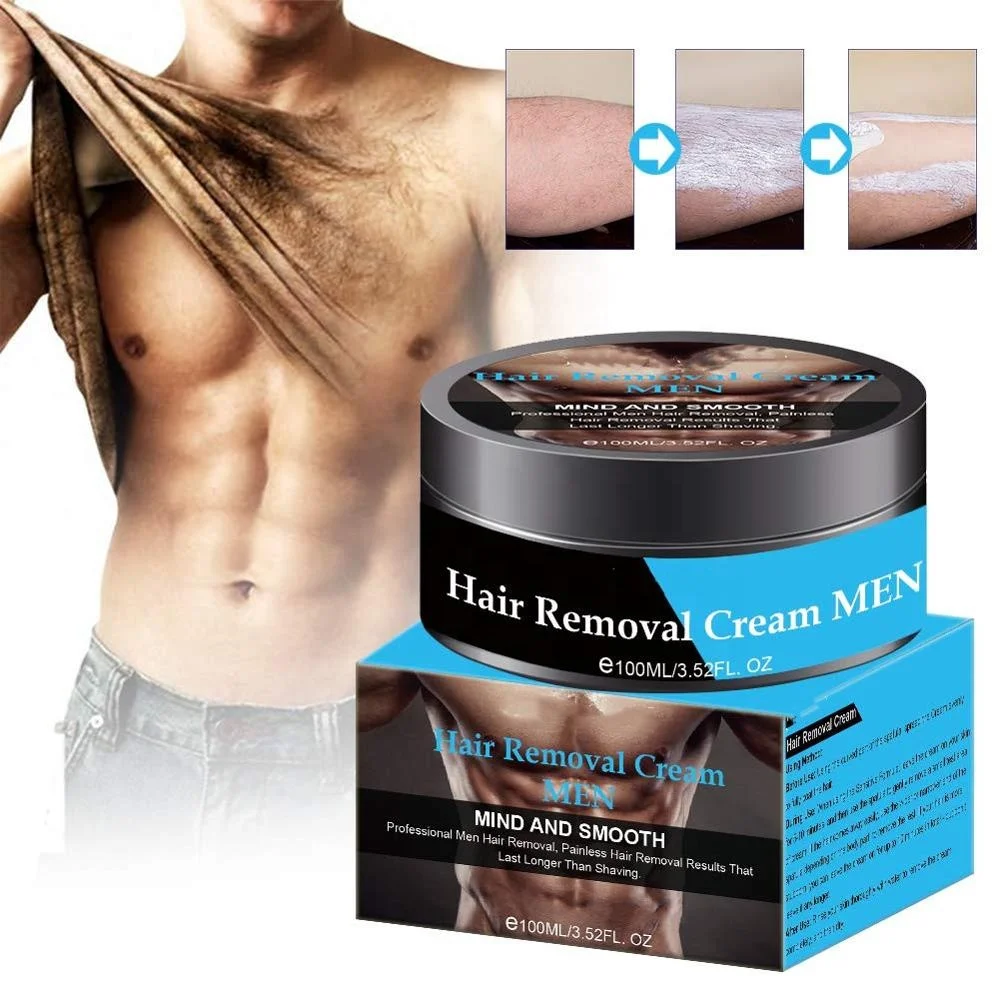 
Private Label Extra Gentle Hair Removal Cream for Sensitive Areas Hair Removal Cream For Men,Prevent Hair Growth, No Irritation 