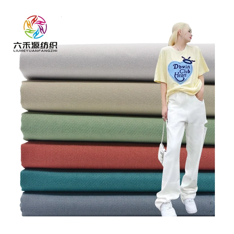 Hot sale 100% poly twill woven fabric cool silk cotton fabric youth overalls fabric on sale