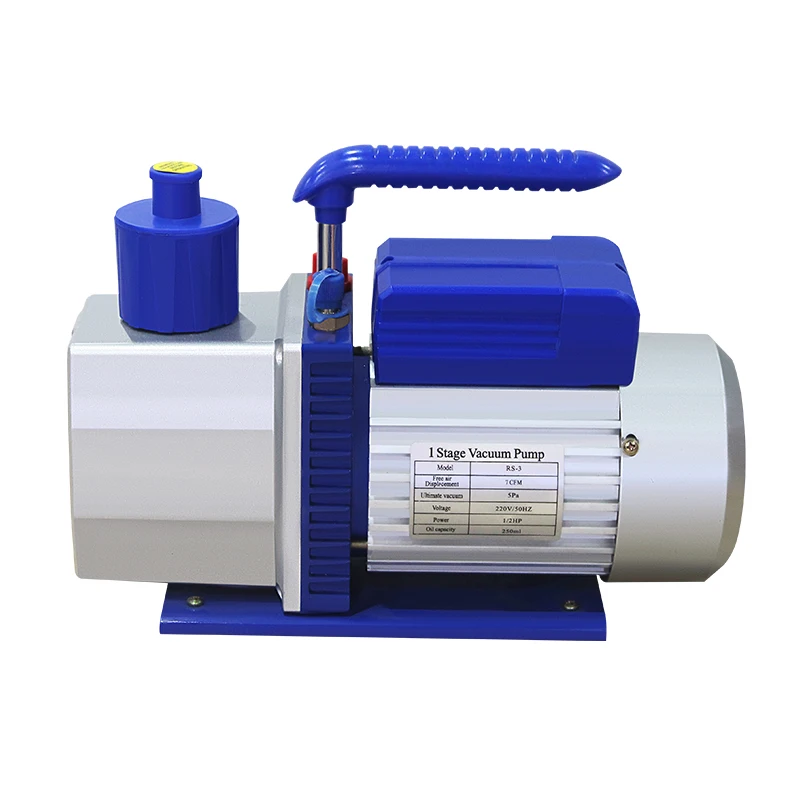 Wholesale 5CFM 2RS-2 Roatary Vane Two Stage Vacuum Pump 5 Gallon Degassing Vacuum Chamber