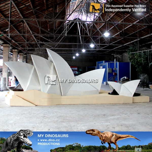MYDINO Mini Park Scaled Model Fiberglass Sydney Opera House