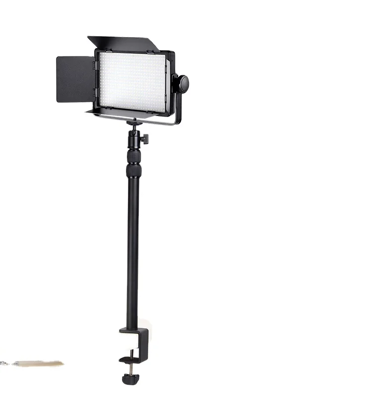 
multi-Function Aluminum monopod desk clamp mount stand for camera smartphone video LED light 