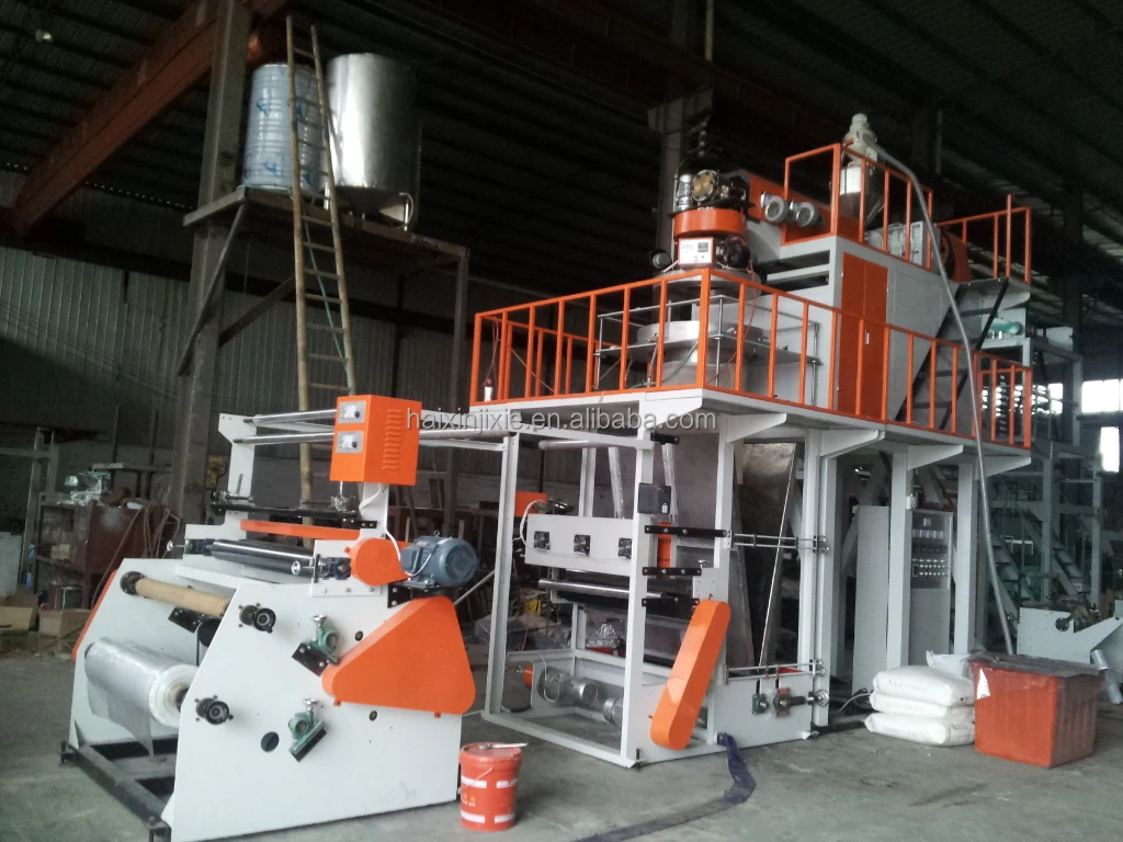 Top High Speed ABA 3 2 Layer Mini Stretch PE Film Extruder Agriculture Polyethylene Plastic Film Blowing Machine Price