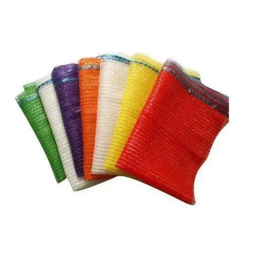 PE Raschel Mesh Bag лук упаковочные мешки для фруктовых овощных дров