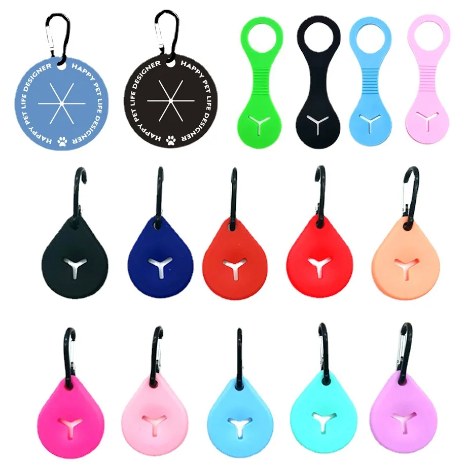 Poop Bag Holder For Leash Dog Waste Bag Carrier Handy And Easy Use pet waste bag holder