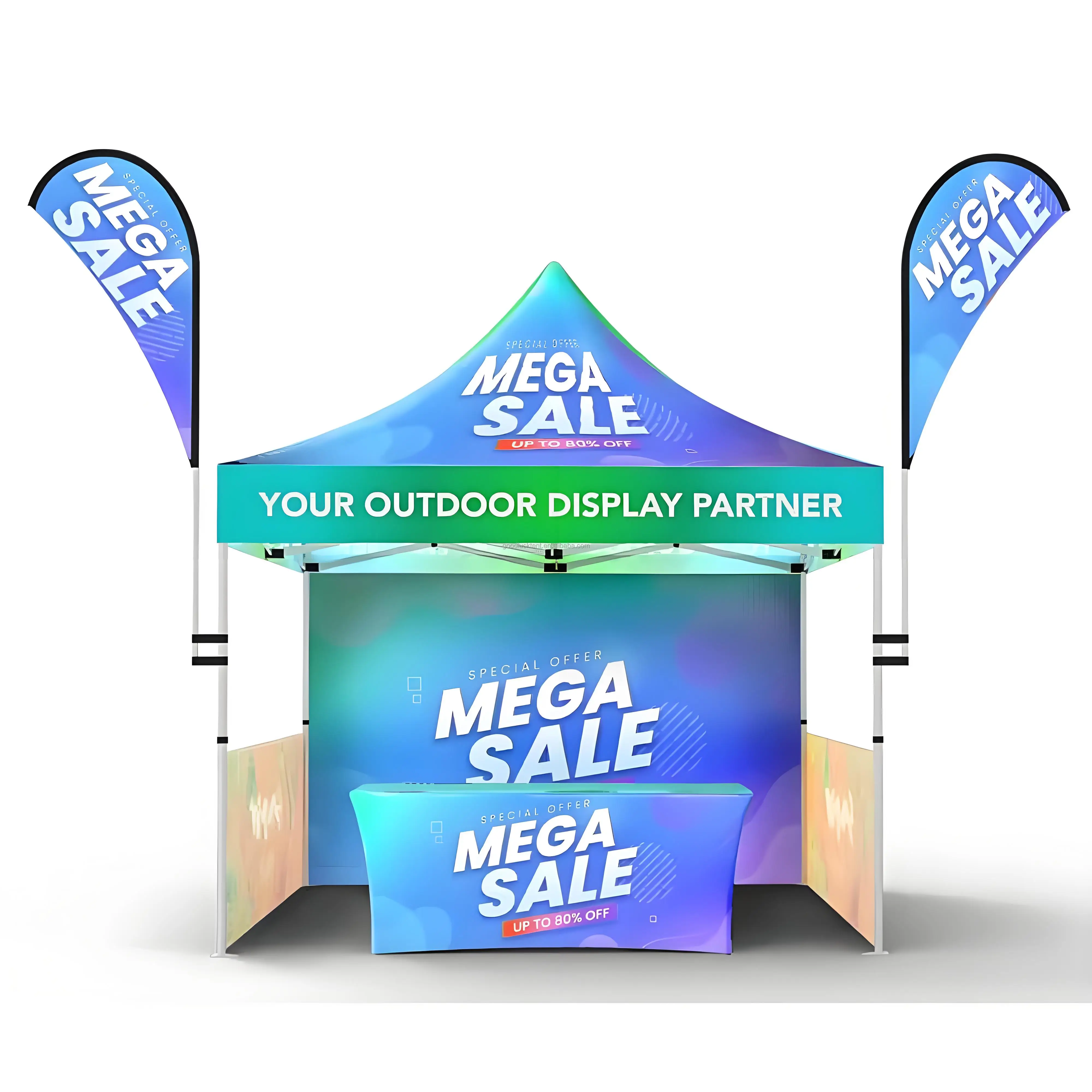 Goodluck easy folding tent pop up canopy tent 10x10 foldable canopy tent