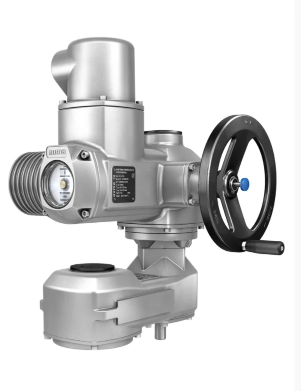 Pressure/Flow Control Skid with Auma electric actuator SA/SQ and multi-rotation gearbox GK/GST/GHT