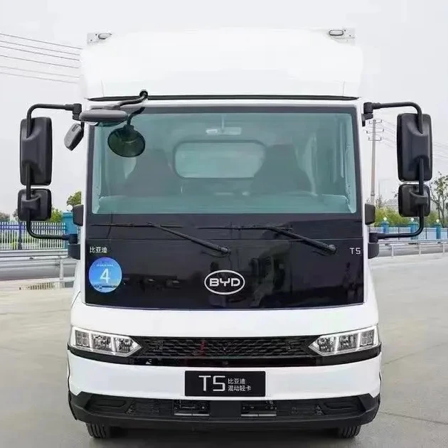 2024 byd t5 4.5t 4m single row truck new energy hybrid vehicles 1000km long range new cargo truck byd t5dm automatic