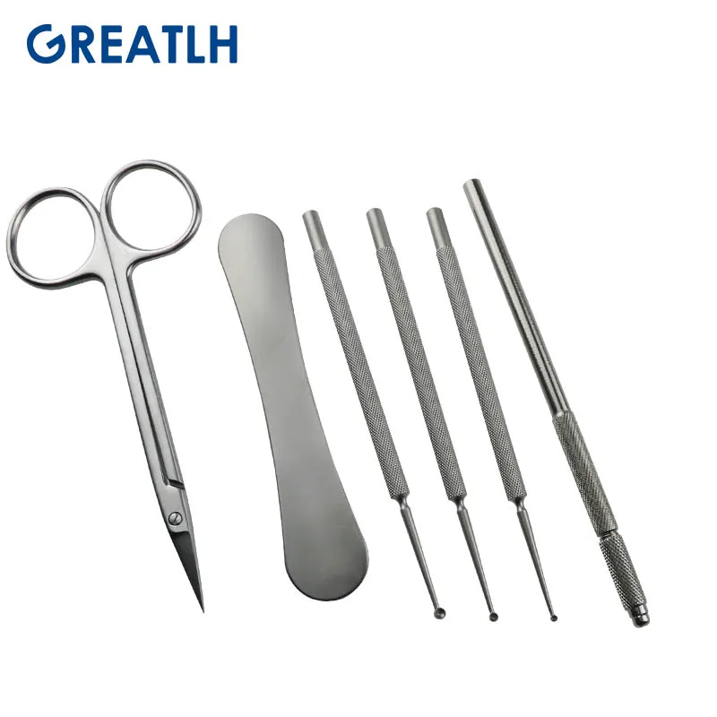 Ophthalmology Mini Surgery Instrument Set Meibomian Flap Eyelid Forceps Clip Set