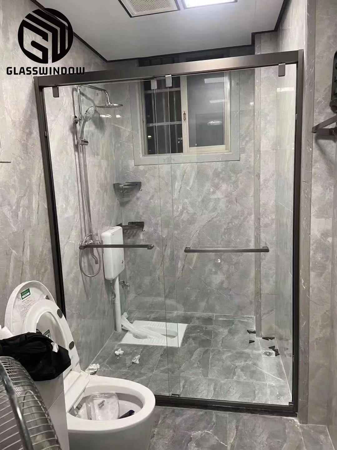 Glasswindow aluminum bathroom door bifold doors aluminium folding outward casement windows house