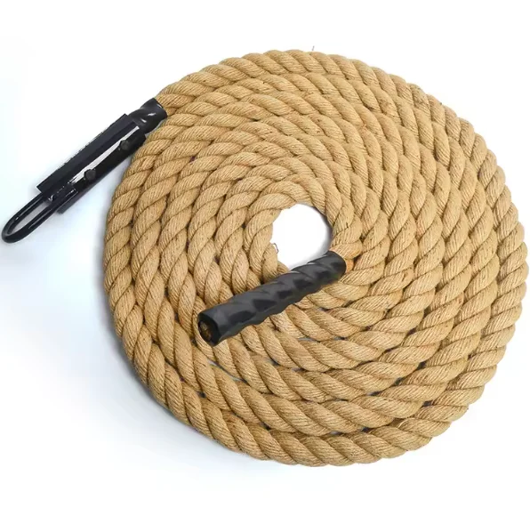 Gym Power Hemp Battle Rope 38mm for Training Jute Climbing Rope