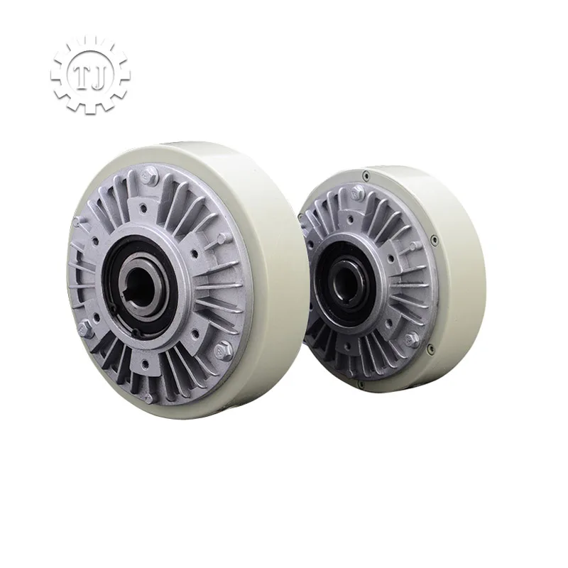 Factory Supply Uniaxial Magnetic Powder Brake TJ-POD 2.5KG to 20kg Shafts magnetic powder clutch for printing machine