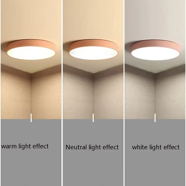 LED Light Ceiling Contemporary Ceiling Lamps for Dining Room Round Surface Mounted Ceiling Light Modern