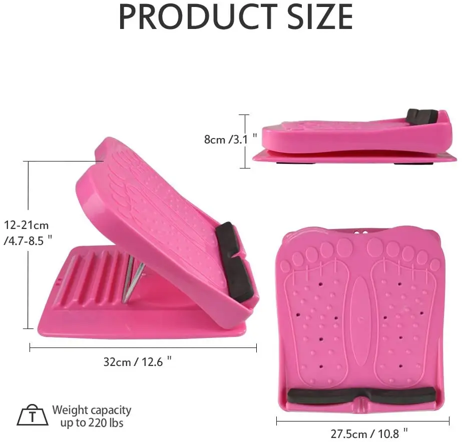 Calf Stretcher Slant Board Calf Stretcher Stretching Tight Calves or Plantar Adjustable 5 Levels Strength Training Equipment