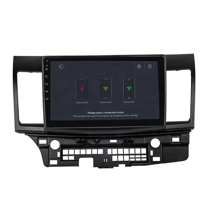 Touch Screen Multimedia System Gps Car Music 2din 10inch Car Dvd For Mitsubishi Lancer Ex Evo With Android 9.1
