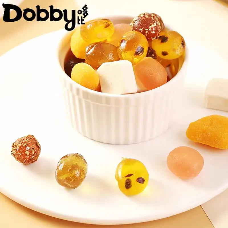 Wholesale custom Mango flavored soft candy juice content over 30% children like daily snacks sweet gummy candy