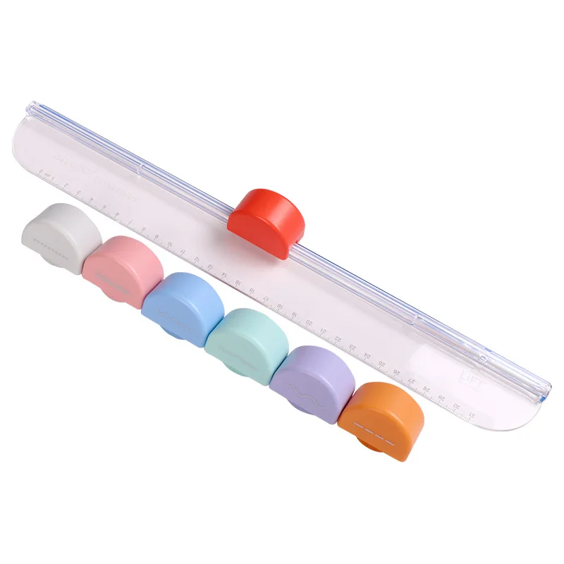 Positioning paper cutter multifunctional paper cutter portable plastic paper cutter dotted line paper cutter