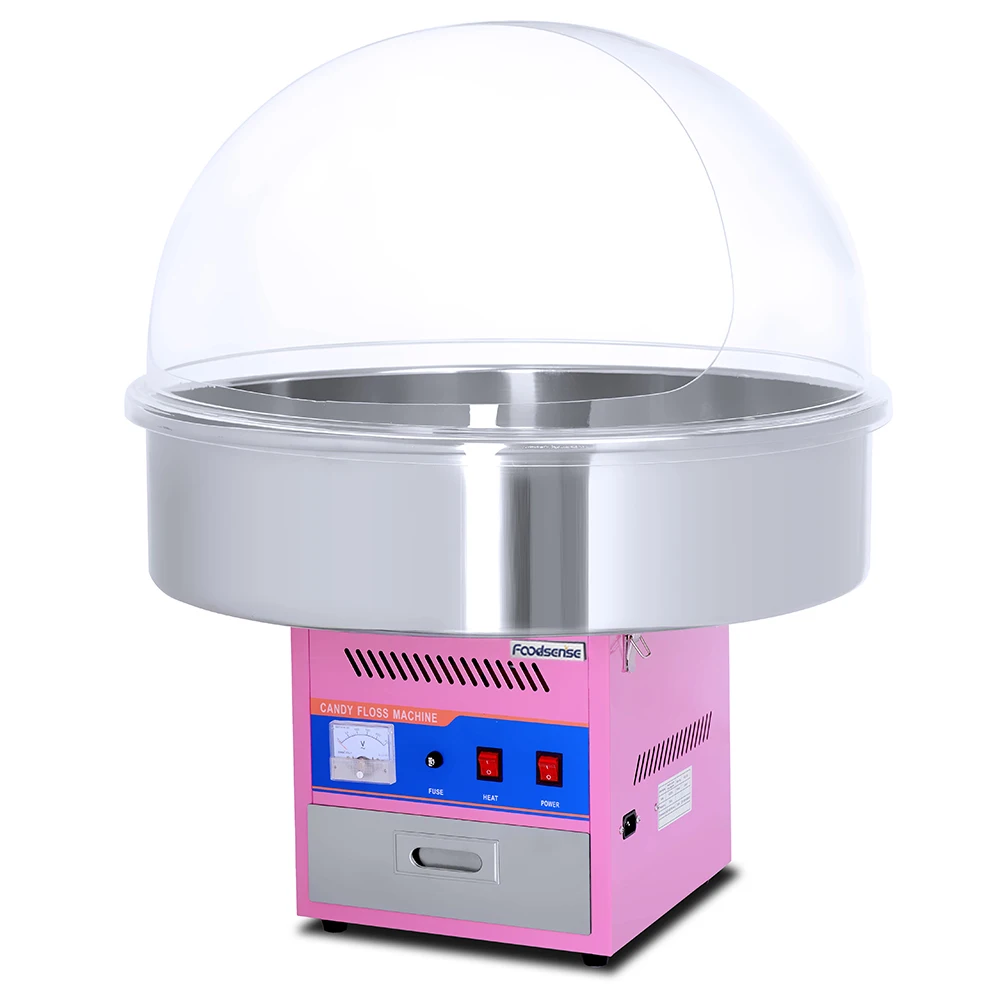 Commercial Cotton Sugar Candy Machine Electric Cotton Candy Floss Maker Commercial Gas Electric Candy Floss Machine With Cover