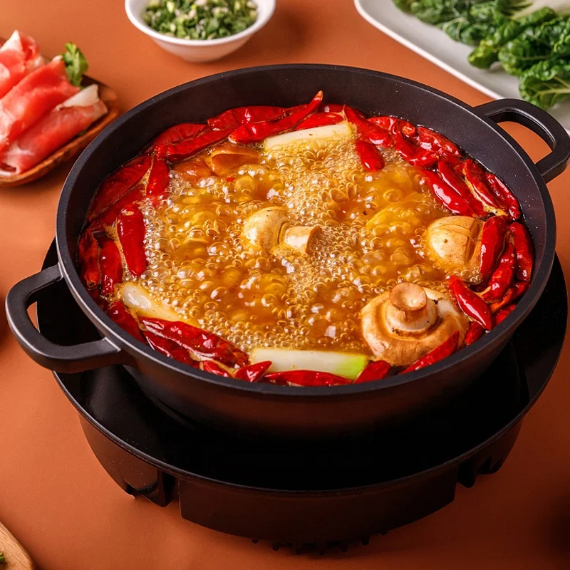 Dragon hotpot плита индукционная Встроенная shabu с паровой лодкой для