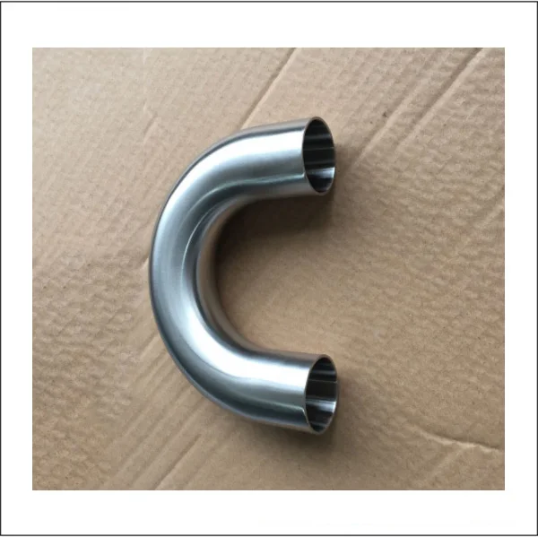 Sanitary Stainless Steel Pipe Fittings 180 Degree U Bend Pipe Welding Elbow