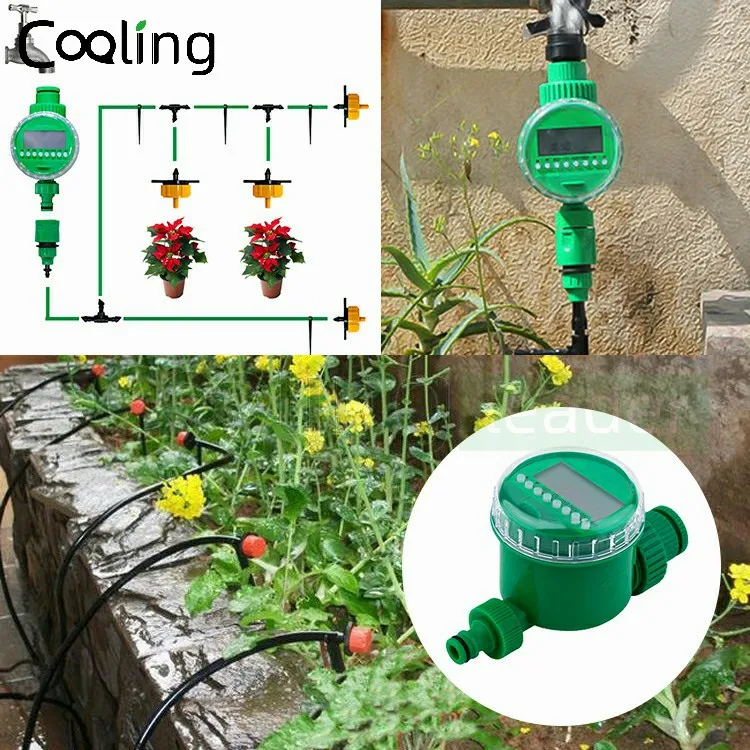 Plastic Battery Control timer with digital screen outdoor yard sprinkler garden hose