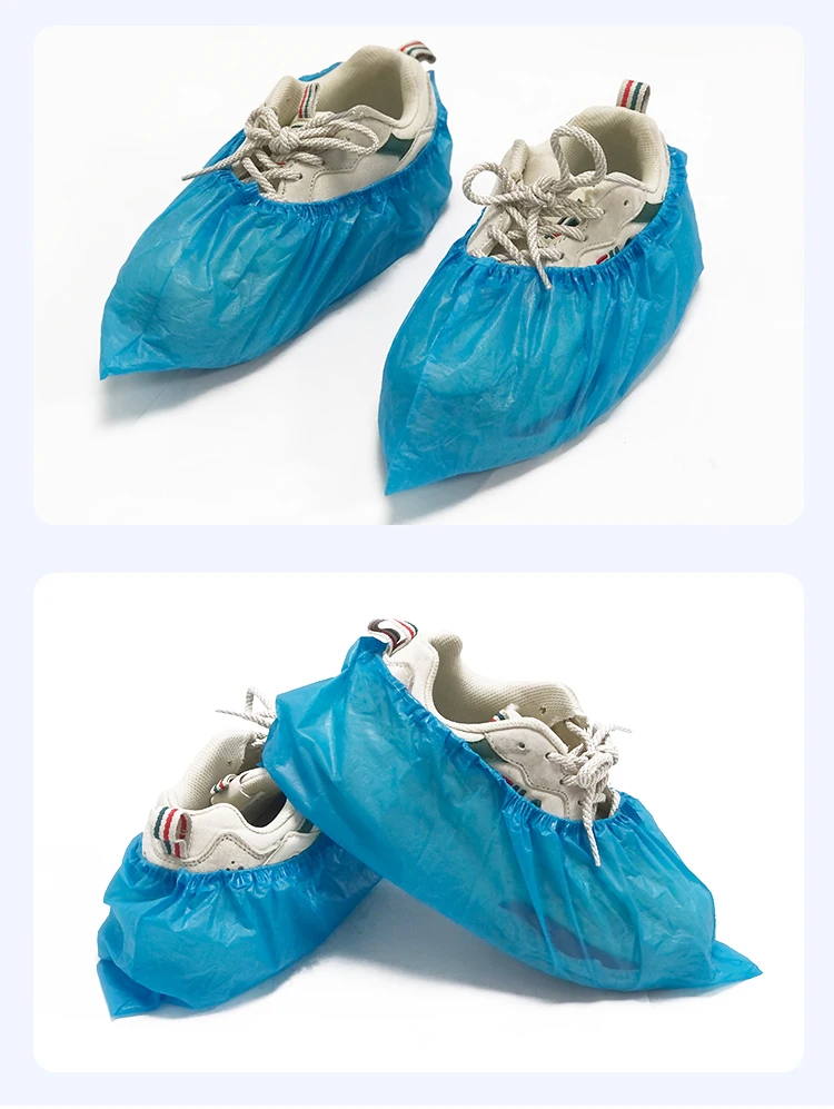 hot sale custom disposable shoe cover non-woven non slip safety shoe covers disposable