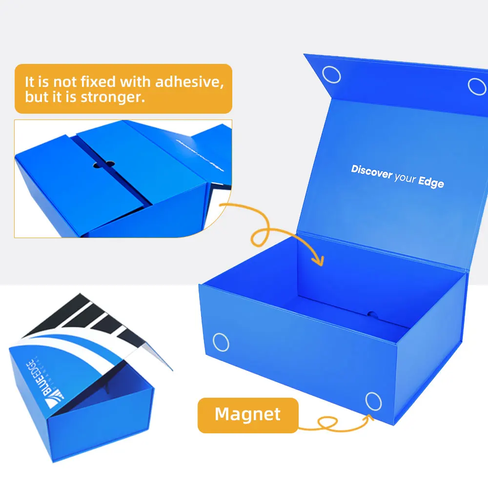 Custom Logo  Swimsuit Bikini Lingerie Apparel Luxury Magnetic Paper Box Shoes Clothing Carton Folding Gift Box with Magnetic