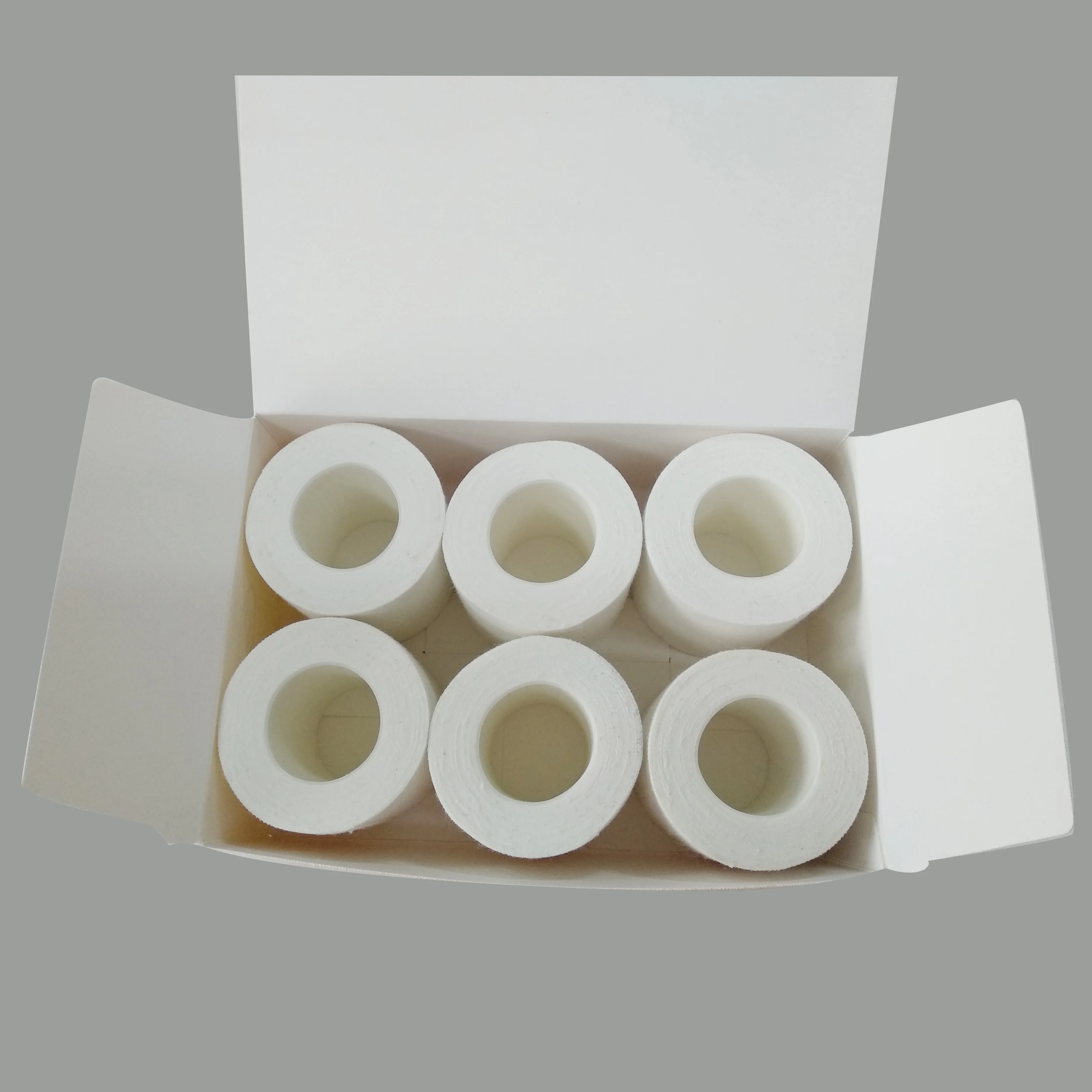 
7.5cmX5m Skin friendly adhesive and bi-directional easy tearing Medical Adhesive Cotton surgical tape 